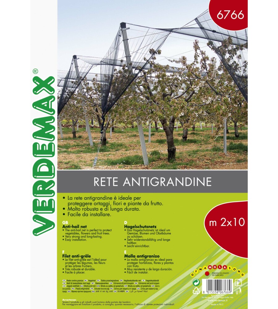 RETE ANTIGRANDINE 2X10 M